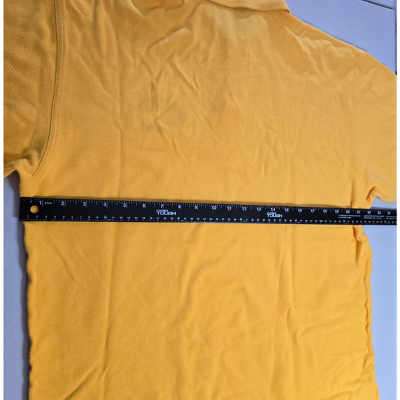 Champion Oregon Ducks Polo Men's L Yellow Green Logo Short Sleeve College NCAA - Picture 9 of 16